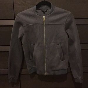 Topshop Grey Bomber Jacket